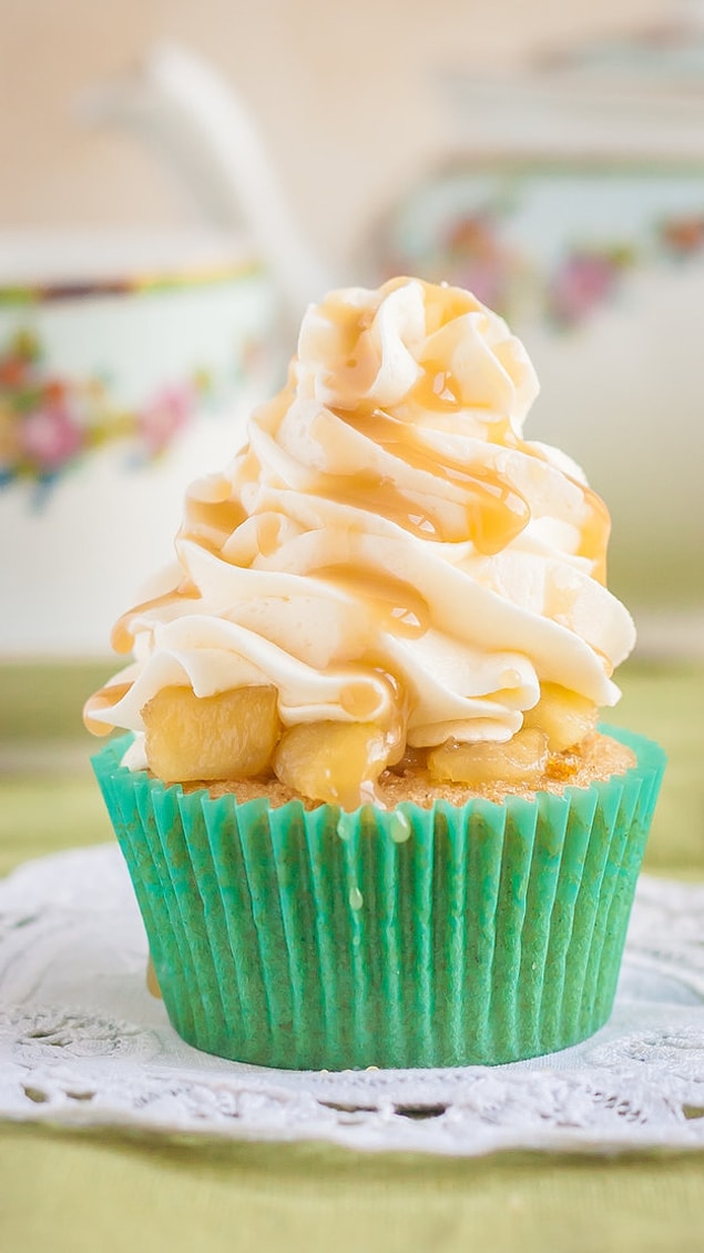 1. Cupcake tarifi: Elmalı payı bir cupcake'e eklemek ister misiniz?