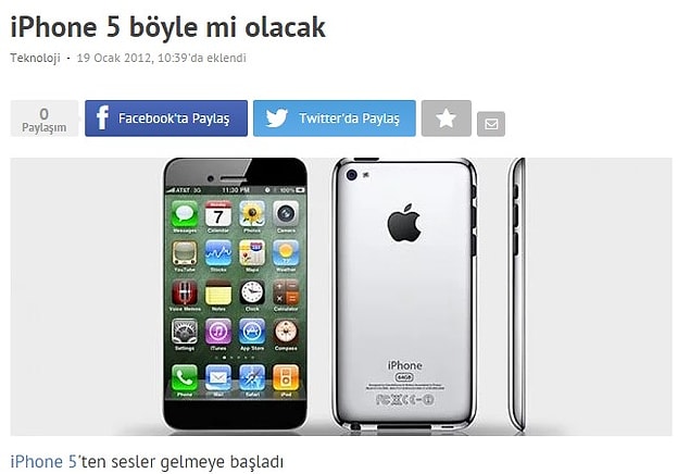Bonus: İlk Onedio içeriği