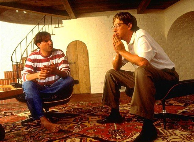 33. Steve Jobs and Bill Gates, 1991