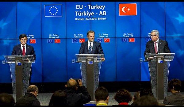 1. 29 Kasım günü, Brüksel'de Türkiye'nin AB üyelik sürecini canlandırmak adına zirve toplandı.