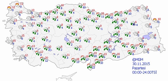 Meteoroloji'den Kuvvetli Yağış ve Yoğun Kar Uyarısı