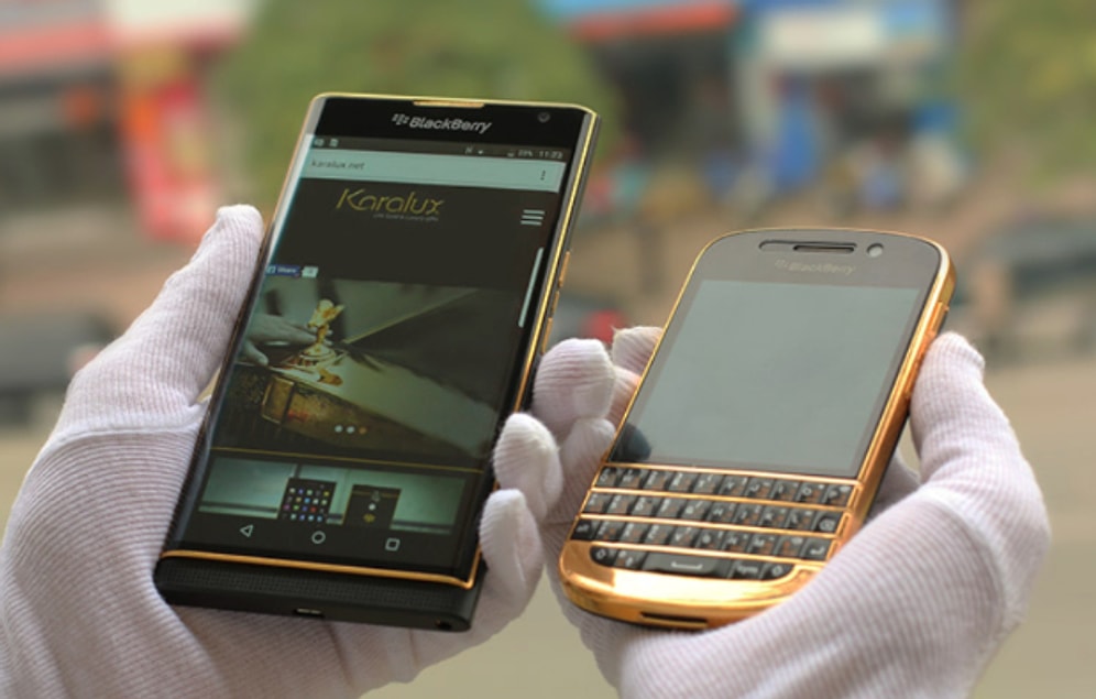 Blackberry Priv'in 24 Ayar Altın Kaplamalı Versiyonu Hazırlandı