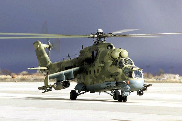 Rus helikopterleri Palmyra'da