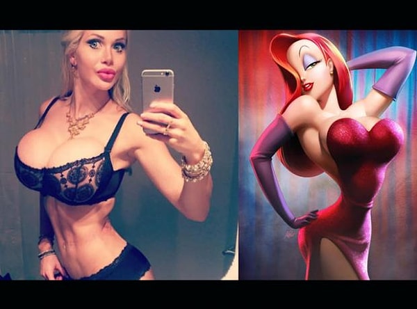 Пикси, шведка по национальности, приняла такое решение, когда ей было 25 лет. Она непременно хотела стать похожей на героиню известного фильма.