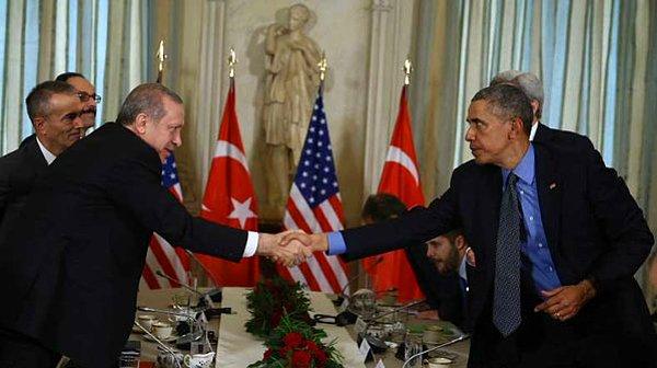 Obama 'bir NATO üyesi olan Türkiye’yi biz bu süreçte yalnız bırakmayacağız’ dedi