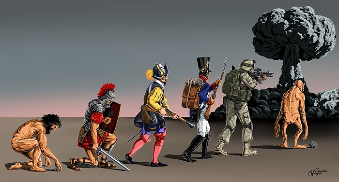 Azerbaycanlı Sanatçı Gündüz Aghayev'in Savaşın Yıkıcı Etkisini Anlattığı 10 İllüstrasyon