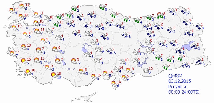 Fırtına, Kuvvetli Yağış, Yoğun Kar ve Buzlanmaya Dikkat!