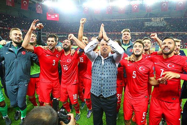 10. FIFA Sıralamasında 2015'in En Fazla Puan Toplayan Takımı Türkiye