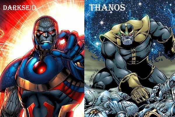 2 süper kötü... Darkseid 1970, Thanos 1973...
