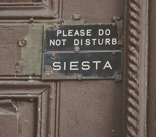 4. Здесь есть то, чего не было и нет в России - сиеста! Избавьтесь от стресса, который накопился за первую половину дня.