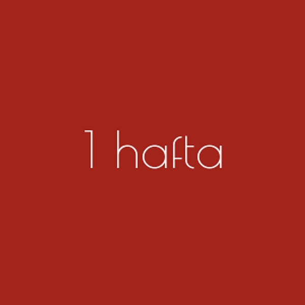 1 hafta!