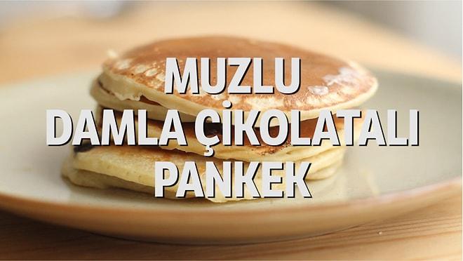 Uzun Uzun Kahvaltı Yapıp, Keyfinize Keyif Katmak İçin Muzlu Çikolatalı Pankek'e Ne Dersiniz?