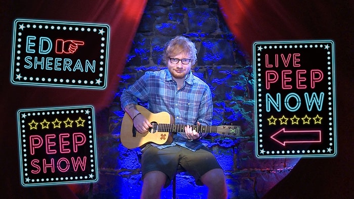 Ed Sheeran'dan Hayranlarına 2 Dolara 30 Saniyelik Peep Show Gösterisi