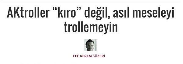 10. Efe Kerem Sözeri'ye cevap Filiz Gündüz'den geldi: AKtroller ''kıro'' değil meseleyi trollemeyin.