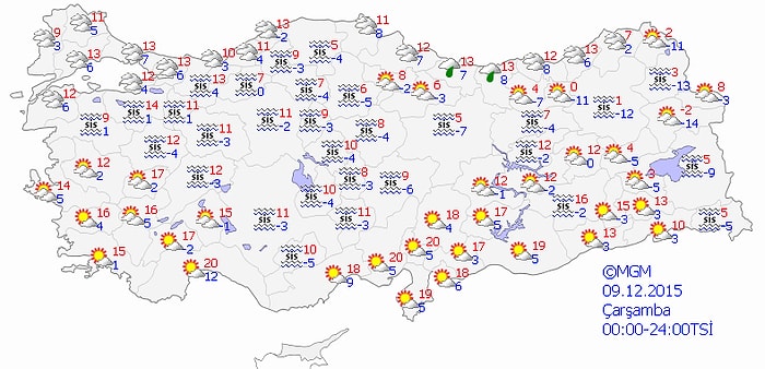 Meteoroloji'den Sis ve Buzlanma Uyarısı