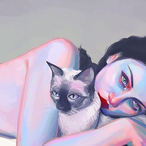 Она еще и рисует?