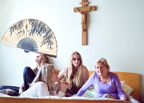 Семья Мэддокс и их бабушка из Битигхайма (Баден), Германия