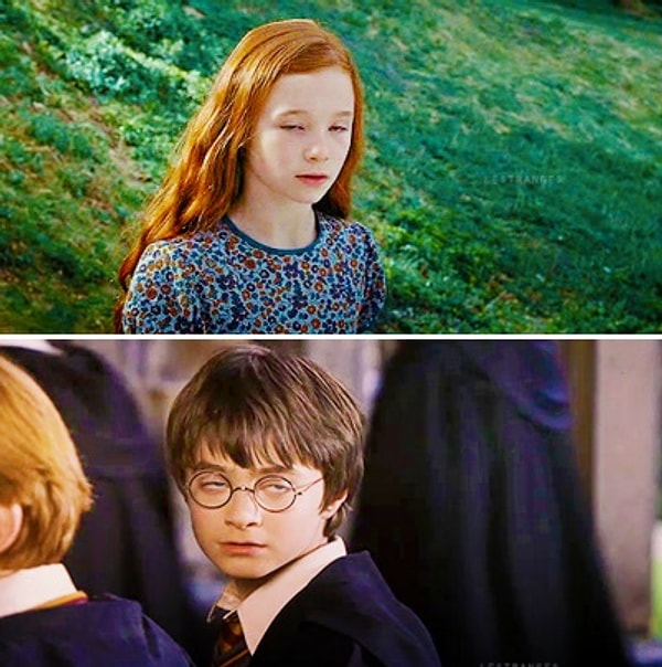 25. И версия фильма, где у Гарри Поттера зеленые глаза, зеленые!