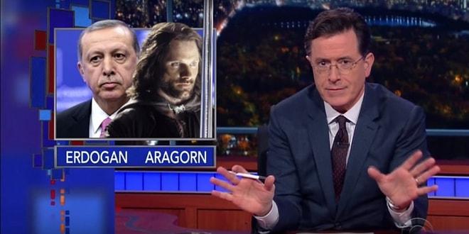 Stephen Colbert, Gollum Davasında Erdoğan'ı Tiye Aldı