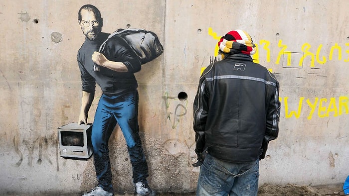 Banksy'den Suriyeli Bir Sığınmacığının Oğlu: Steve Jobs...