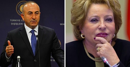 Bakan Çavuşoğlu, Rusya Federasyon Konseyi Başkanı ile Görüştü