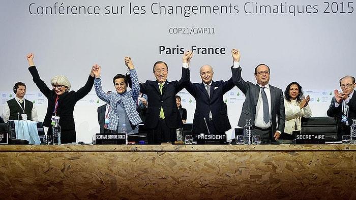 İklim Değişikliğini Önleyecek Paris Anlaşması Kabul Edildi