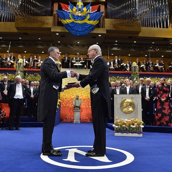 1. Profesör Aziz Sancar Nobel Kimya Ödülü'nü aldı