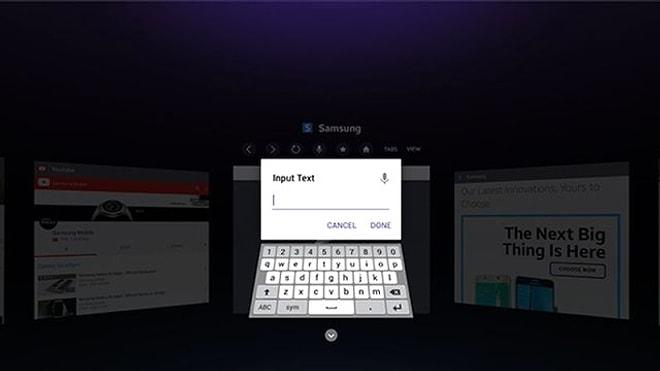 Samsung Gear Vr İçin Sanal Gerçeklik Web Tarayıcısı Yayınladı!
