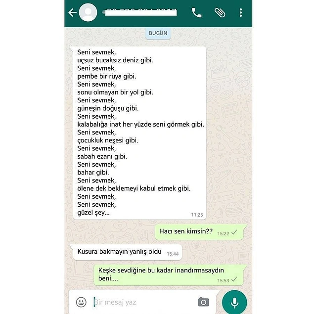 iphone whatsapp yazismalari