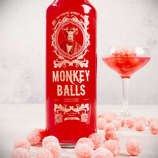 Ликер со вкусом бельгийских вишневых леденцов Monkey Balls