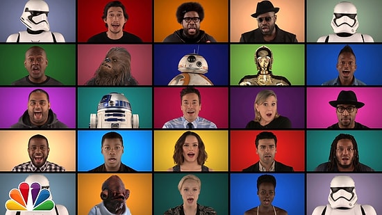 Jimmy Fallon ve The Roots'dan Akapella "Star Wars" Medley Performansı