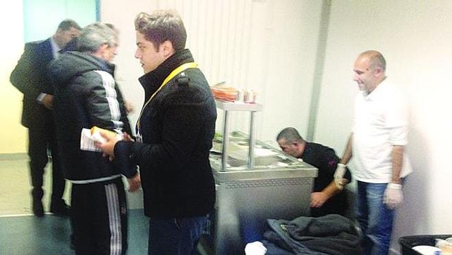 Beşiktaş'ın Soyunma Odasına Kebapçı Getirdiler
