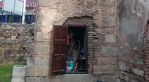 13. İznik'te Tarihi Ayasofya'nın Minaresi Ardiye Yapıldı
