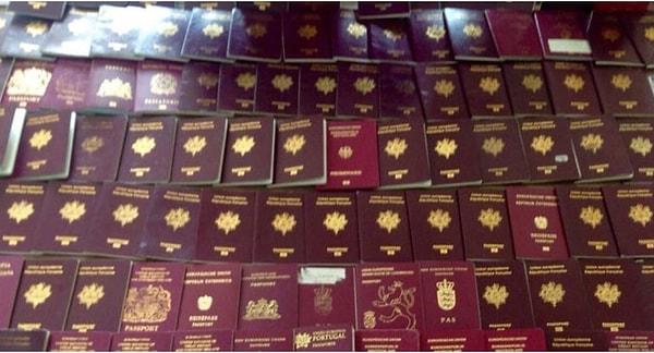Avrupa ülkelerine ait 148 orijinal pasaport