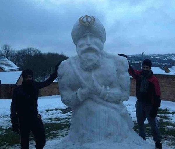 3. Снеговик-шейх