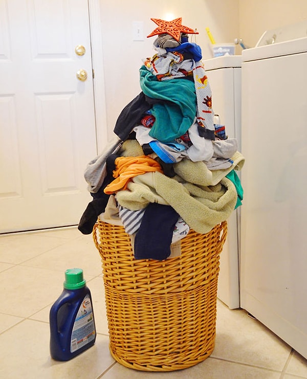 10. «Бельевая» елка