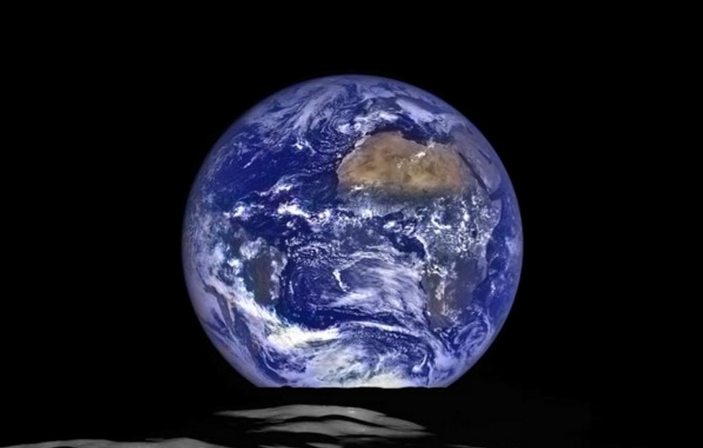 NASA, Dünya’nın Ay’dan Çekilmiş En Yüksek Çözünürlükteki Fotoğrafını Paylaştı