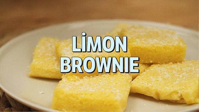 Çayın Yanına Mis Gibi Limon Kokan Brownie Yapmayı Denedik, Yanında Parmaklarımızı da Yedik