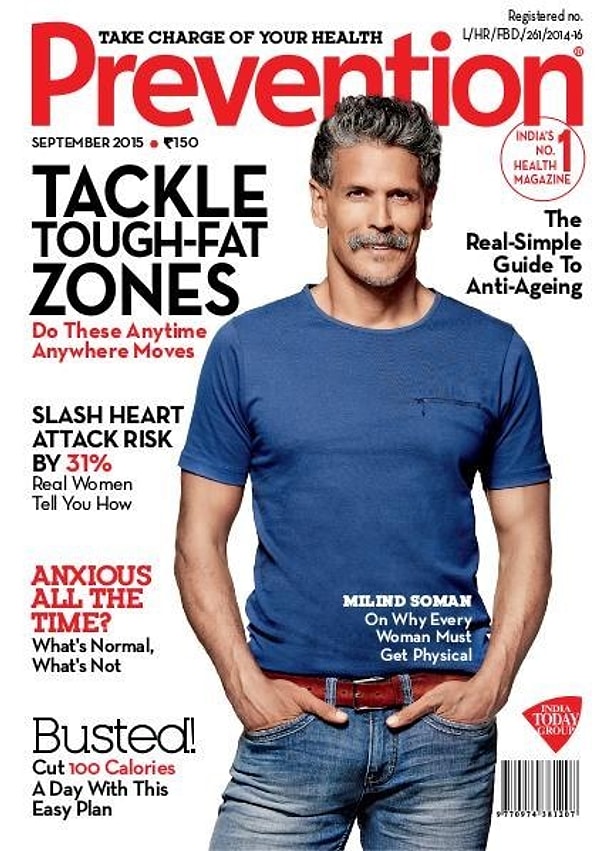 14. Милинд Соман принял участие в соревнованиях по триатлону Ironman и стал национальной гордостью.