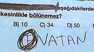 Değişik Ama Haklı Cevaplarıyla Hocalarını Tam Puan Vermek Zorunda Bırakan 18 Öğrenci