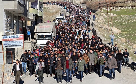 Şırnak'ta Protesto Yürüyüşüne Polisten Müdahale