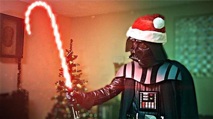 Dünyanın En Kötü Noel Babası Olmaya Aday: Darth Santa