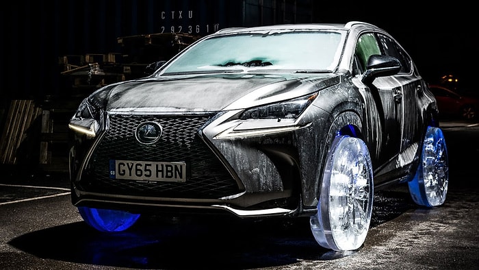Lexus, Şimdi de Buzdan Tekerlekler Yaptı