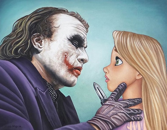 Миловидные принцессы Диснея, преследуемые адскими созданиями