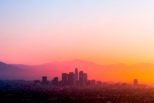 2. Лос-Анджелес. Общее количество объединенных фотографий - 65, время съемок - 30 минут
