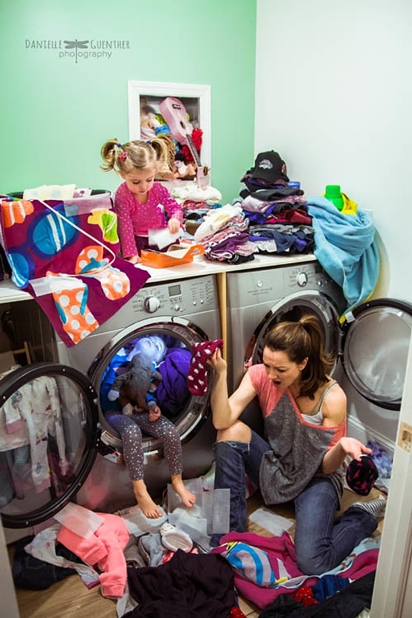 9. Стирка, глажка, уборка, а тут еще и дети. Как это пережить?