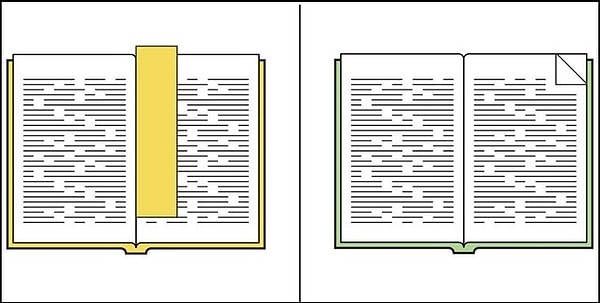 5. Читая книгу, ты используешь закладку или предпочитаешь загибать уголок страницы?