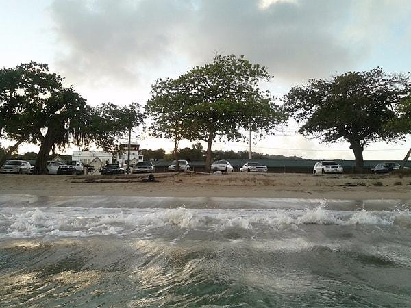18. Gates'in plajındaki kum Karayipler'den getirilmiş.