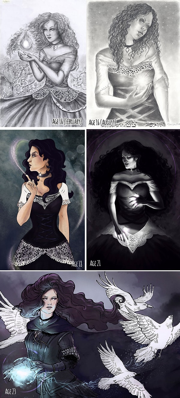 27. Преображение персонажа за несколько лет