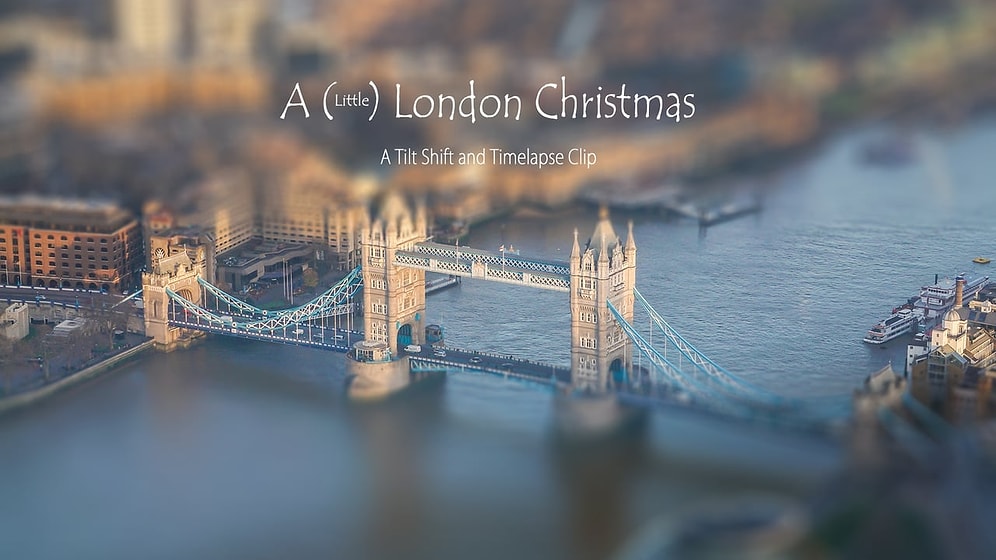 Yeni Yıla Hazırlanan Londra'nın Minyatür İzlenimi Veren Görüntüsü